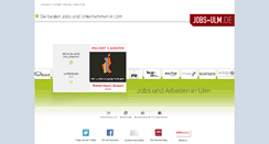 Desktop Screenshot of jobs-ulm.de